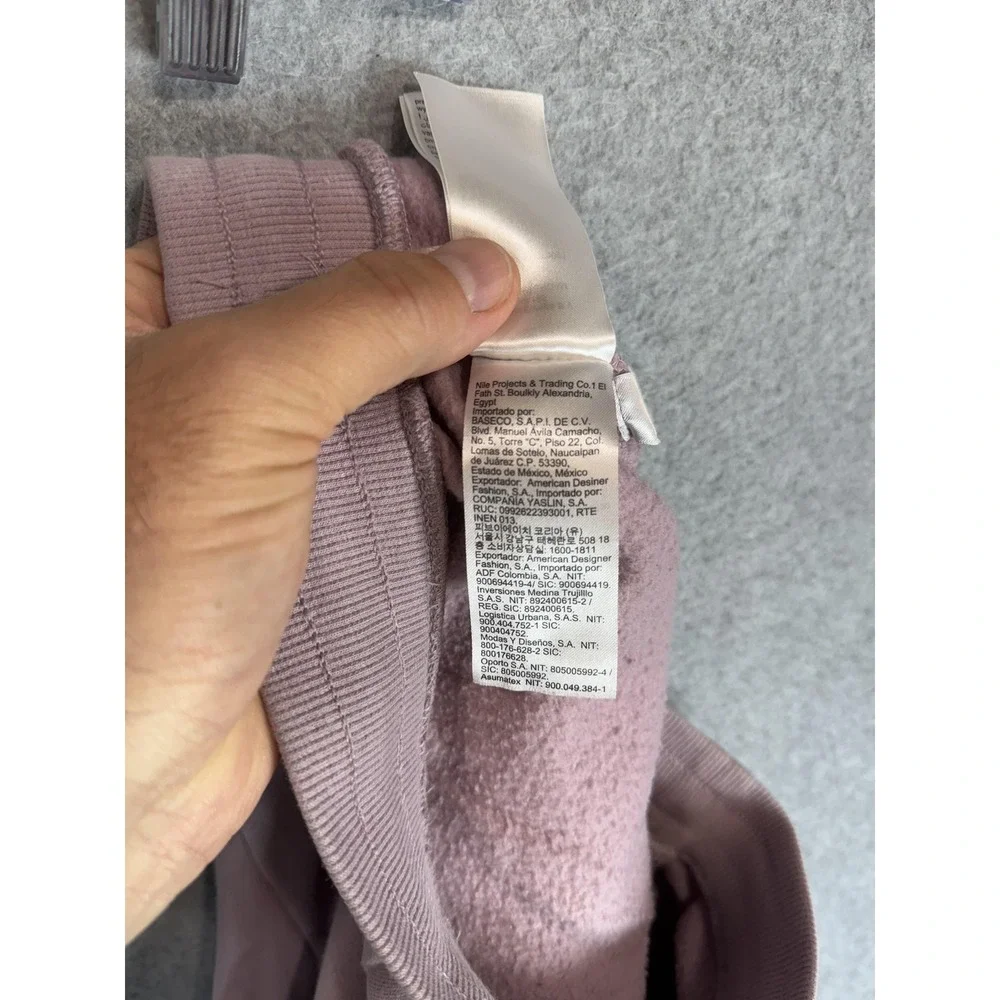 Calvin Klein Jogger Pants Womens XS Mauve Pink CK Logo Sweatpants Comfy Casual
